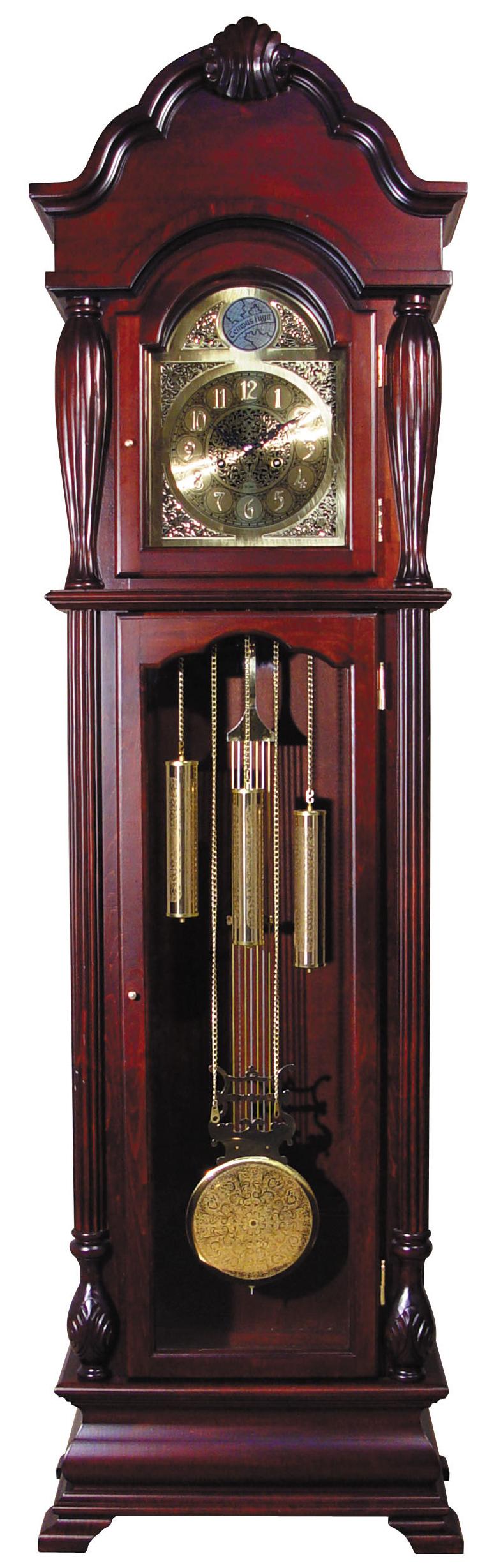 Acme Furniture Grandfather Clocks 01408 Cherry Bass Wood Grandfather
